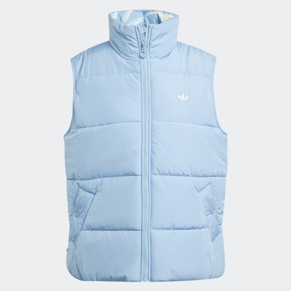 Adidas Blue Abstract Animal Print Reversible Vest - Picture 4 of 8